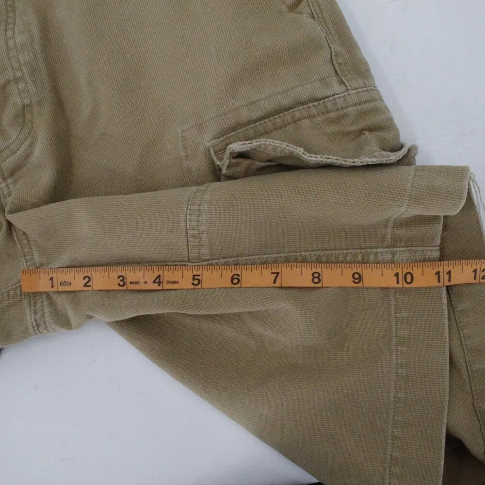Vintage Y2K Abercrombie and Fitch Cargo Shorts Mens 32 34x11 military side cinch